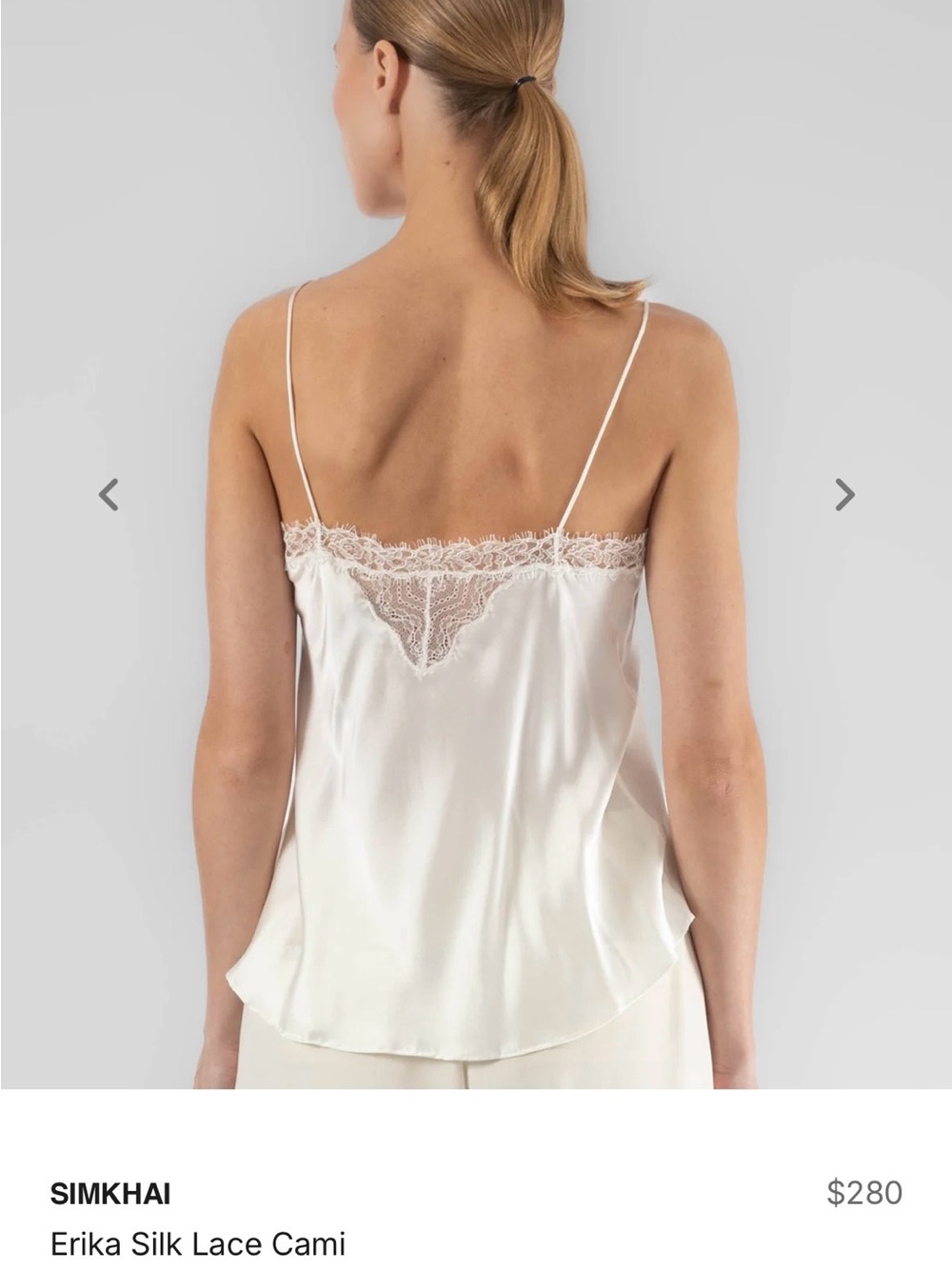 Jonathan Simkhai Erica Silk Cami - Picture 2 of 9